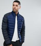 Blend Quilted Jacket Sleeve Panel - Navy