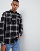 Only & Sons Checked Shirt-black