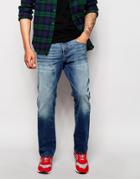 Esprit Light Wash Jeans In Straight Fit - Light Blue