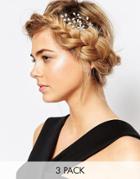 Coast Diamond Blush Hair Pins - Blush