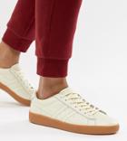 Gola Geo-tribal Leather Sneaker - Cream