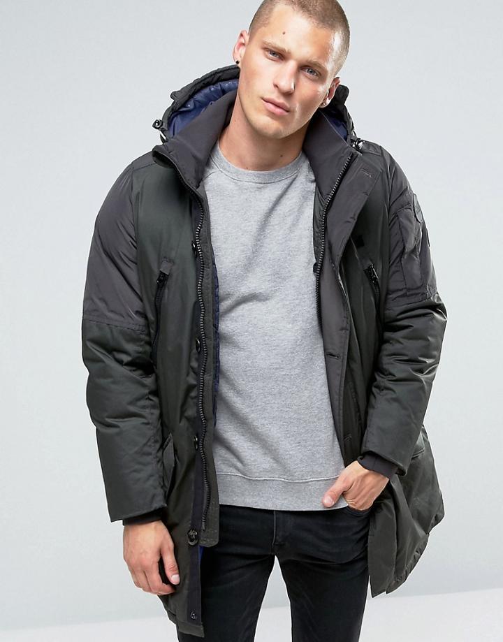 G-star Whistler Hooded Parka Jacket - Gray
