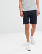 Brave Soul Basic Jersey Shorts - Navy