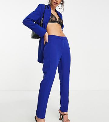 Unique21 Petite Tailored Pants In Cobalt Blue