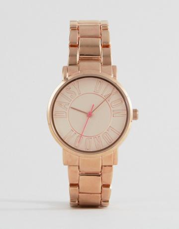 Daisy Dixon Rose Gold Christie Watch Dd035rgm - Gold