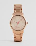 Daisy Dixon Rose Gold Christie Watch Dd035rgm - Gold