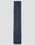 Jack & Jones Knitted Tie Birdseye - Navy