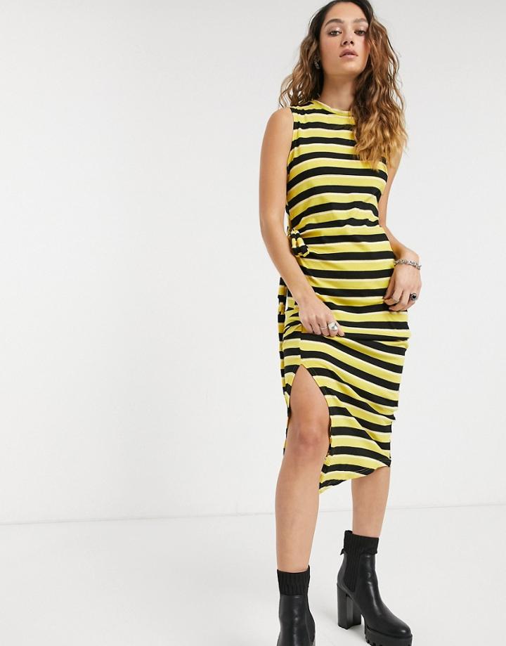 Cheap Monday Organic Cotton Stripe Tank Dress-black