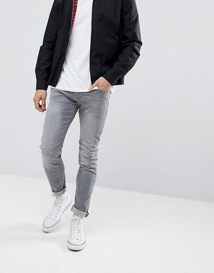 Esprit Slim Fit Jeans With Dynamic Stretch - Gray