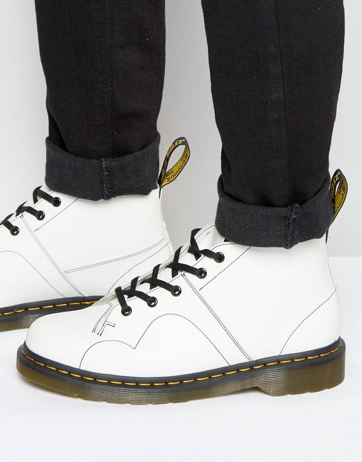Dr Martens Church Monkey Boots - White