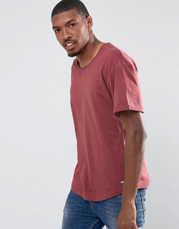 Esprit T-shirt In Oversized Fit - Red