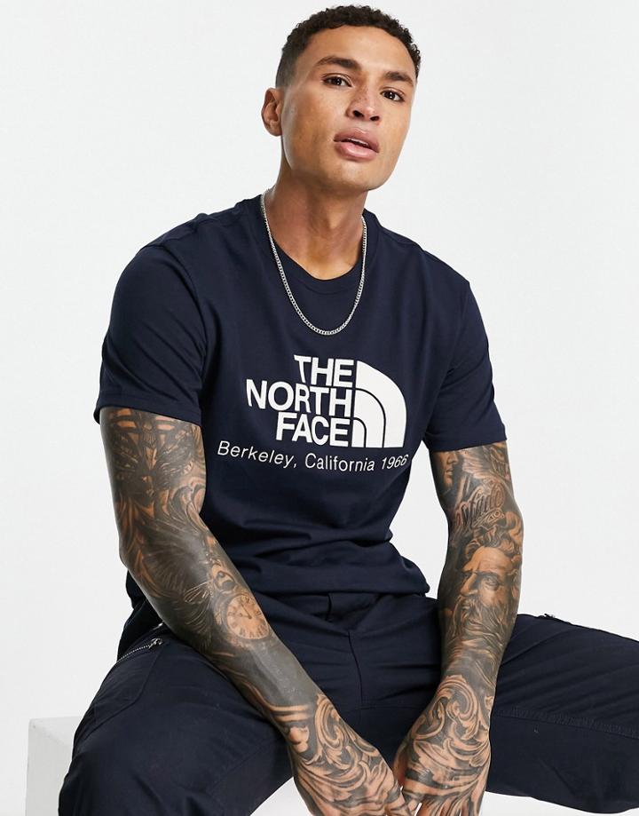 The North Face Berkley California T-shirt In Navy