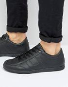 Tommy Hilfiger Denzel Leather Sneakers - Black