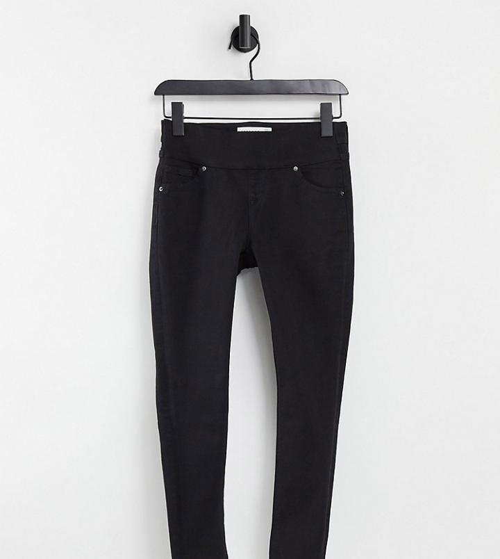 Topshop Maternity Under Bump Jamie Jean In Black