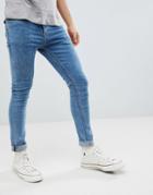 New Look Skinny Jeans In Light Wash - Blue