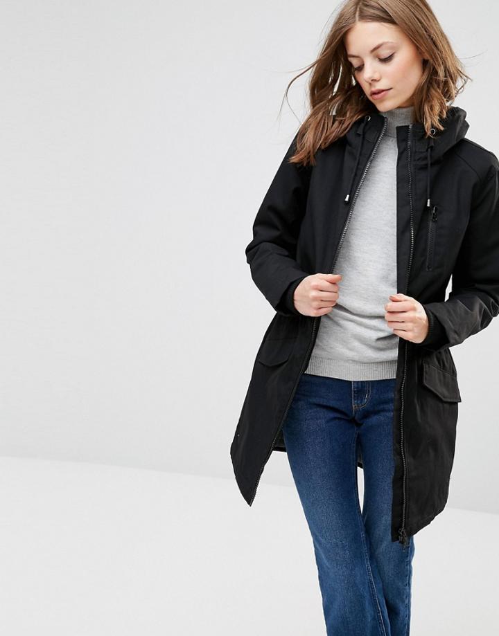 Minimum Parka In Black - Black