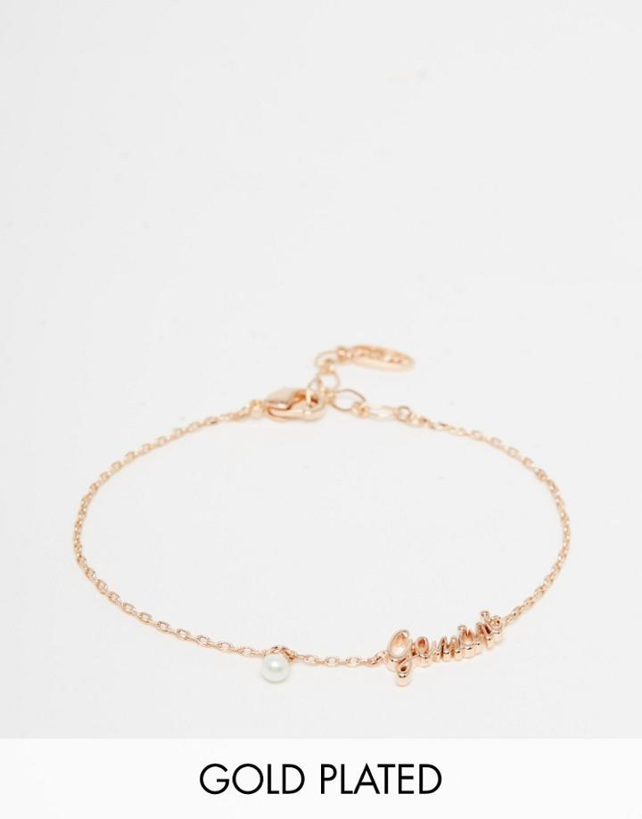 Astrid & Miyu Gemini Zodiac Bracelet - Gold