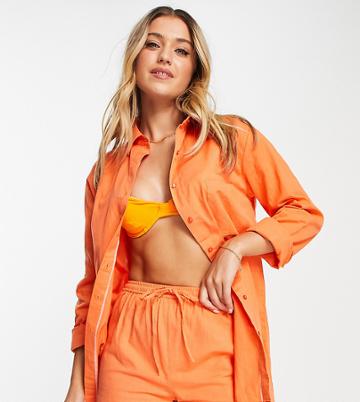 Esmee Exclusive Beach Short In Orange - Part Of A Set