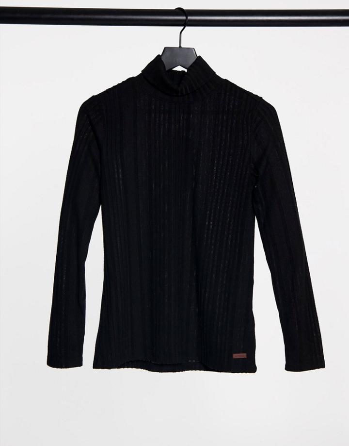 Protest Jules Powerstretch Base Layer Top In Black