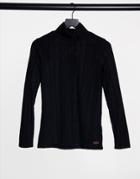 Protest Jules Powerstretch Base Layer Top In Black