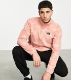 The North Face 100 Glacier 1/4 Zip Fleece In Pink Tie Dye Exclusive To Asos