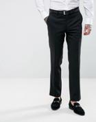 Harry Brown Slim Fit Dinner Suit Pants - Black