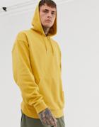 Asos Design Oversized Hoodie In Yellow