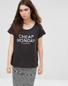 Cheap Monday Have Logo T-shirt - Punk Black