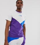 Agora Logo T-shirt With Contrast Panelling-white