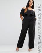 Truly You Monochrome Jumpsuit - Black