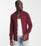 Farah Brewer Shirt In Burgundy-red