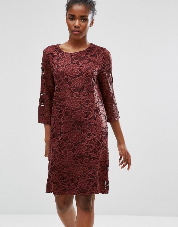B.young Lace Dress - Purple