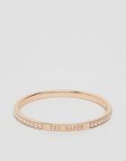 Ted Baker Clemyn Narrow Pearl Bangle - Gold