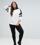 Asos Design Curve Premium Supersoft Legging In Cotton Modal - Black
