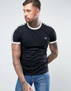 Fred Perry Sports Authentic T-shirt In Black - Black