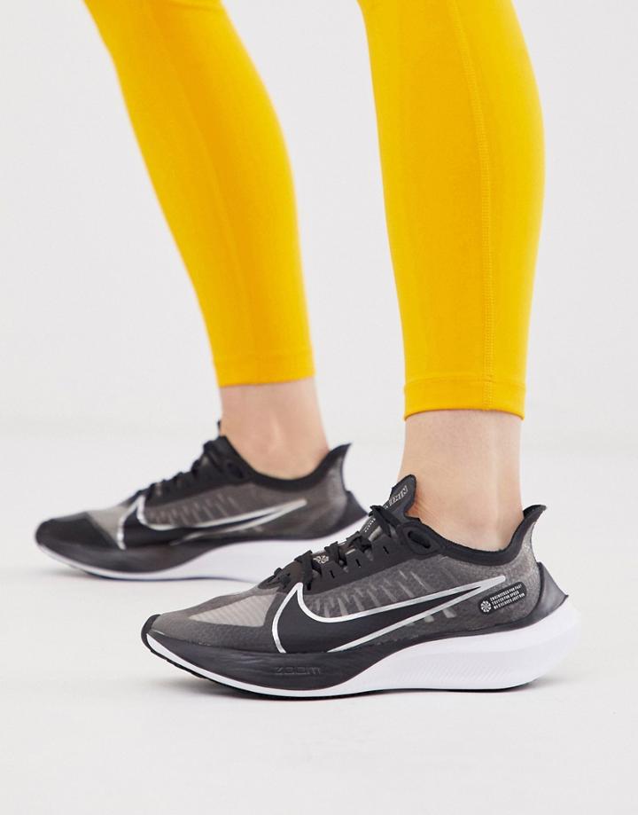 Nike Running Zoom Gravity Sneakers In Black