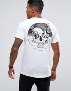Friend Or Faux Skull Back Print T-shirt - White