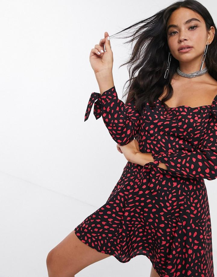 Signature 8 Shift Mini Dress In Cheetah Print-pink