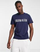 Calvin Klein Intense Power Lounge T-shirt In Navy
