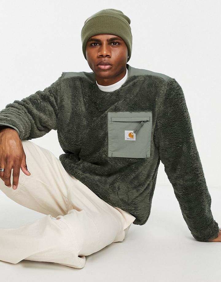 Carhartt Wip Jackson Pile Sweatshirt In Green