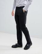 Next Slim Fit Suit Pants In Black - Black