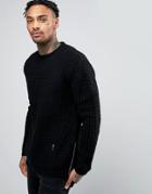 Religion Morgan Knitted Sweater - Black
