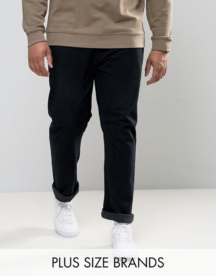Loyalty And Faith Plus Straight Fit Konfer Jeans - Black