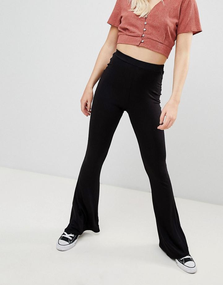 Daisy Street Flare Pants - Black