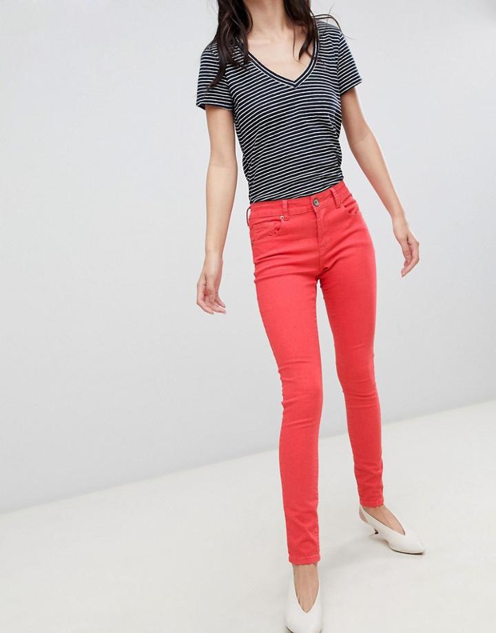 Brave Soul Nat Skinny Jeans - Pink