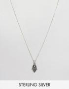Kingsley Ryan Sterling Silver Hand Pendant Necklace - Silver