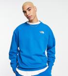 The North Face Essential Sweatshirt In Blue Exclusive At Asos