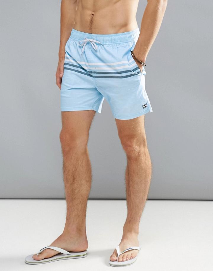 Billabong Layback Boardshorts In 16 Inch Blue - Blue
