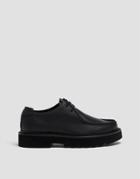 Pull & Bear Chunky Lace Up Shoes In Black