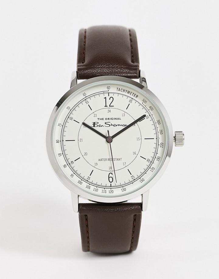 Ben Sherman Brown Strap Watch
